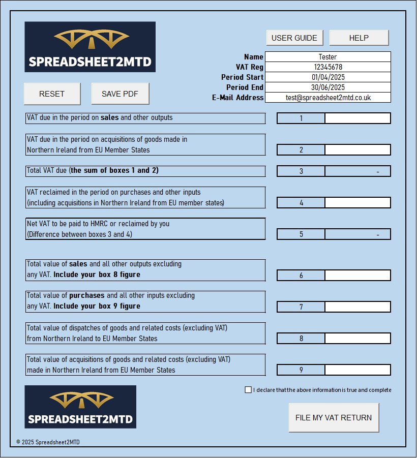 vat bridging sheet